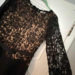 Formal Lace Floor Length Dress